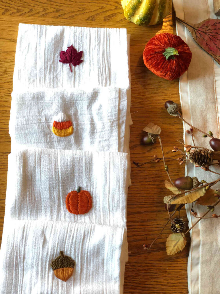 Fall Tea Towels - Home Sweet Harps