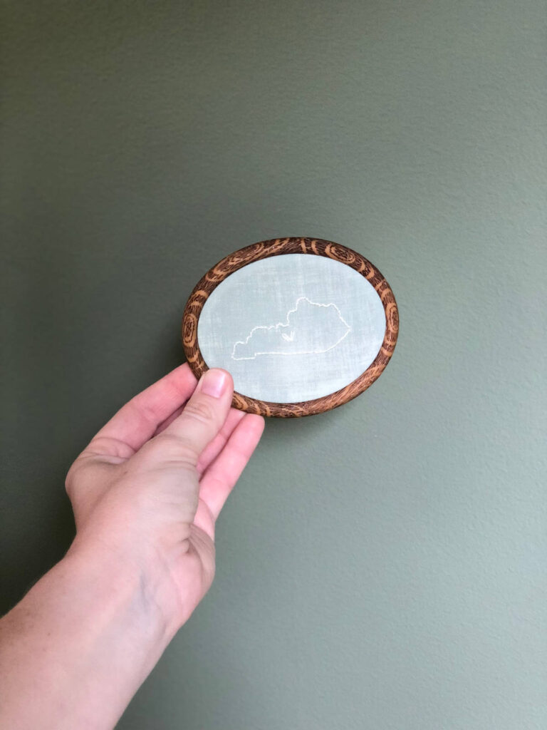embroidered state of Kentucky