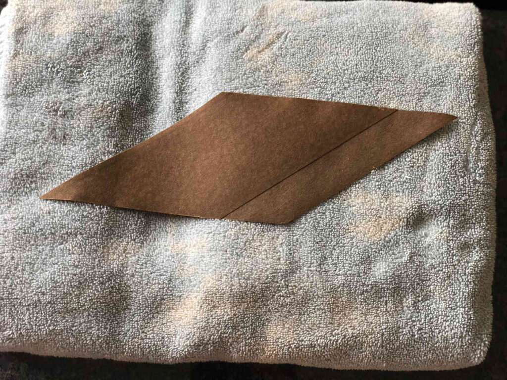 soaked toilet paper roll drying